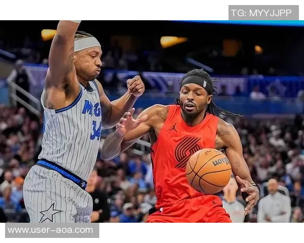 开拓者对阵魔术半场结束杨瀚森连续第五场未能登场